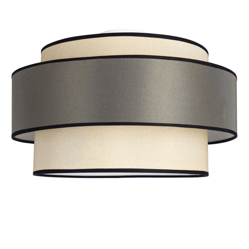 Taklampa GRACE 1xE27/60W/230V grädde/grå