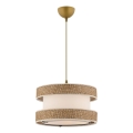 Taklampa HALO 1xE27/60W/230V beige/beige