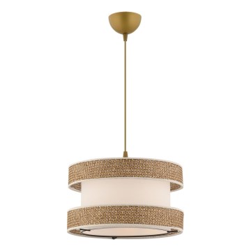 Taklampa HALO 1xE27/60W/230V beige/beige