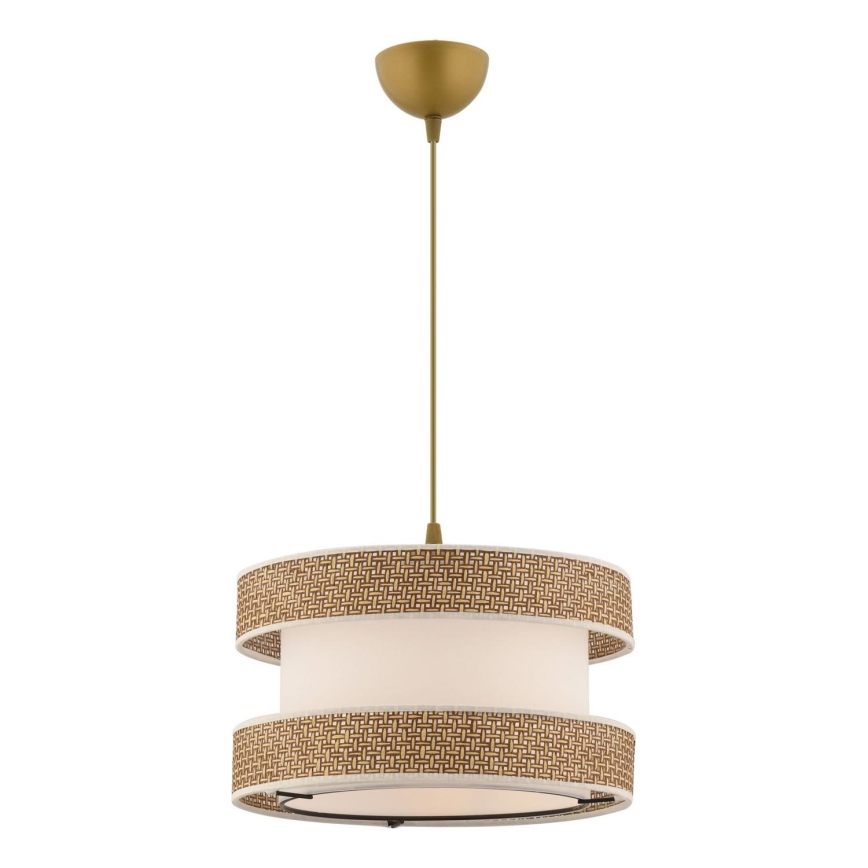 Taklampa HALO 1xE27/60W/230V beige/beige