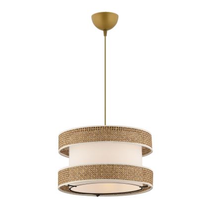 Taklampa HALO 1xE27/60W/230V beige/beige