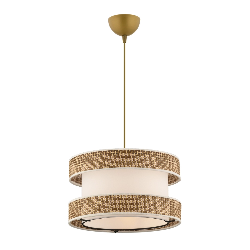 Taklampa HALO 1xE27/60W/230V beige/beige