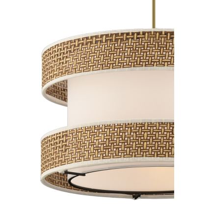 Taklampa HALO 1xE27/60W/230V beige/beige