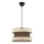 Taklampa HALO 1xE27/60W/230V brun/kräm