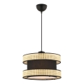 Taklampa HALO 1xE27/60W/230V svart/beige