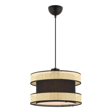 Taklampa HALO 1xE27/60W/230V svart/beige