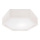 Taklampa HEX 1xE27/60W/230V d. 32 cm tall vit