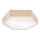 Taklampa  HEX NATURAL 2xE27/60W/230V d. 43 cm tall