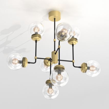 Taklampa på stång HYDRO 8xE14/60W/230V