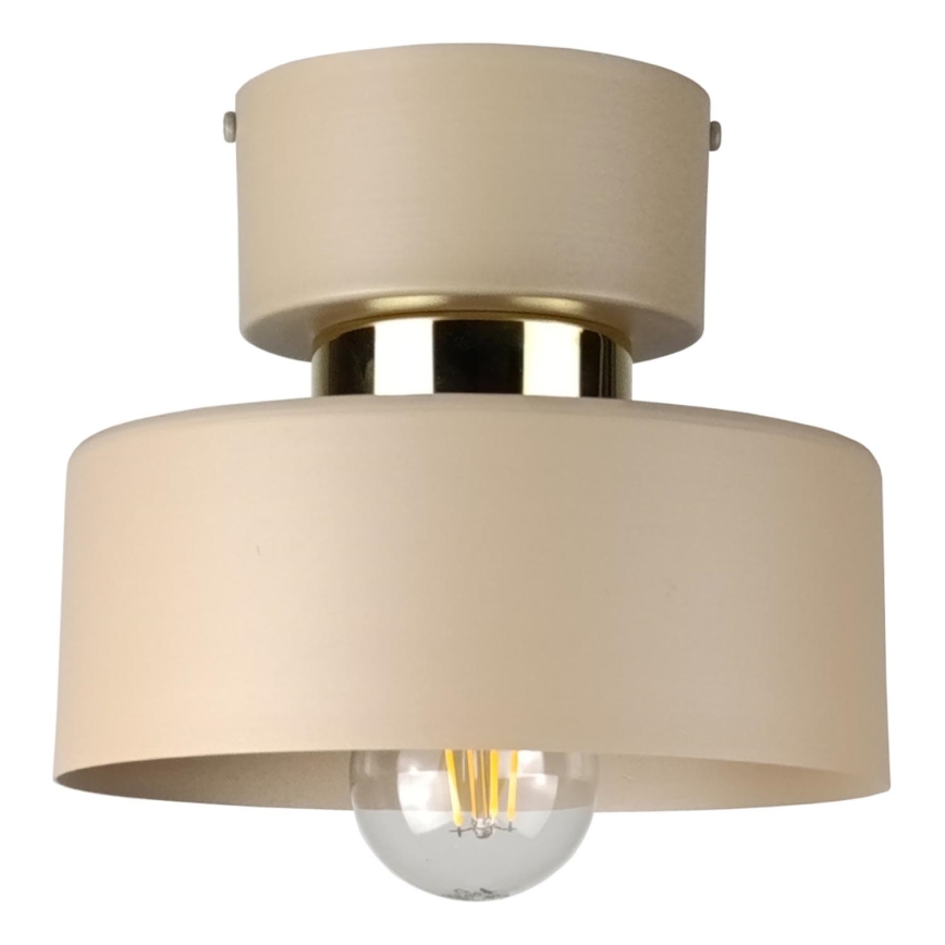 Taklampa IGNIA 1xE27/60W/230V taupe