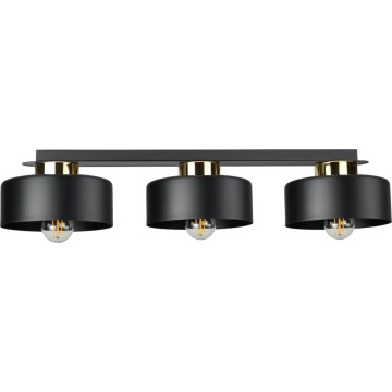 Taklampa IGNIA 3xE27/60W/230V svart