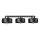 Taklampa IGNIA 3xE27/60W/230V svart