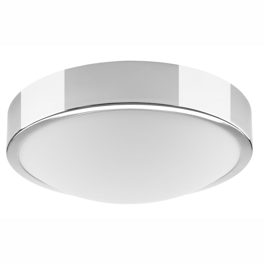 Taklampa JONAS 1xE27/60W/230V diameter 26 cm skinande krom