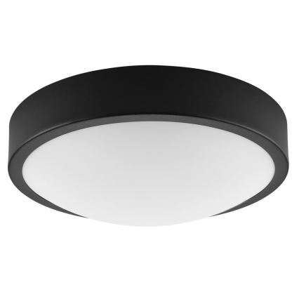 Taklampa JONAS 1xE27/60W/230V diameter 26 cm svart