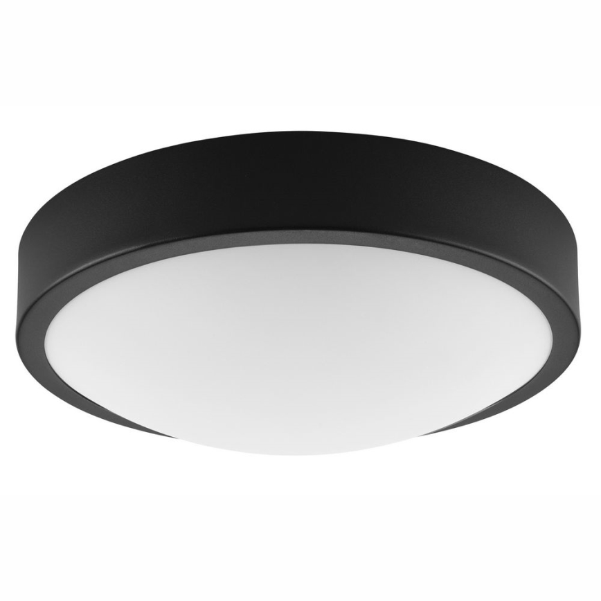 Taklampa JONAS 1xE27/60W/230V diameter 26 cm svart