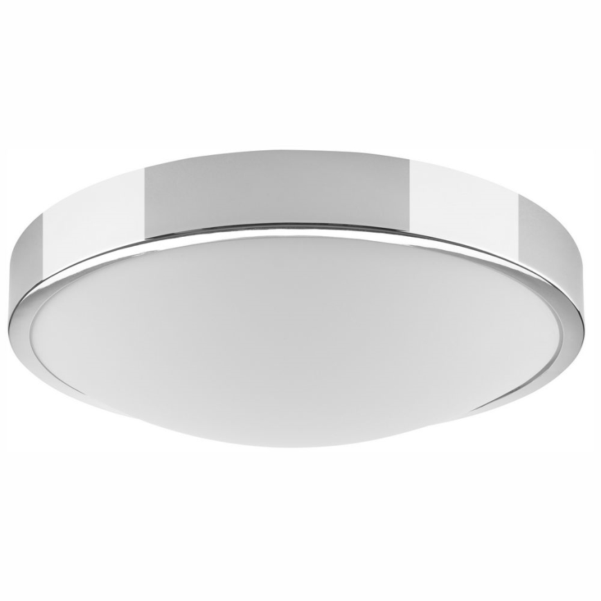 Taklampa JONAS 2xE27/60W/230V diameter 36 cm skinande krom