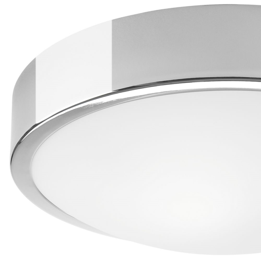 Taklampa JONAS 2xE27/60W/230V diameter 36 cm skinande krom