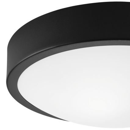 Taklampa JONAS 2xE27/60W/230V diameter 36 cm svart