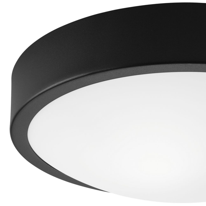 Taklampa JONAS 2xE27/60W/230V diameter 36 cm svart
