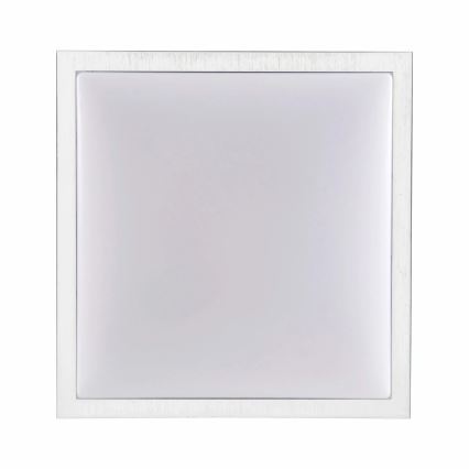 Taklampa KAZIMIERZ 2xE27/20W/230V 29,5x29,5 cm silver