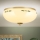 Taklampa LANDHAUS 3xE27/60W/230V diameter 35 cm mässing/beige