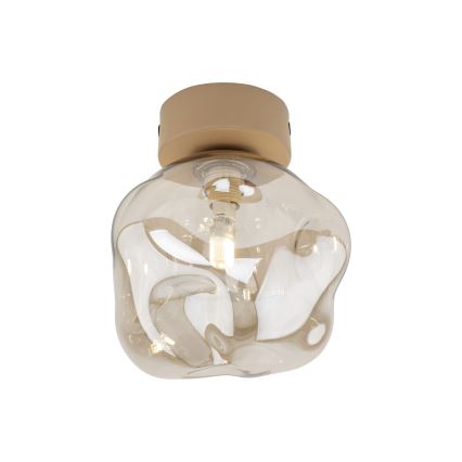 Taklampa LAVA 1xG9/8W/230V beige/rökfärgad beige
