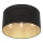 Taklampa LOFT SHADE 3xE27/60W/230V svart/guld, infälld montage
