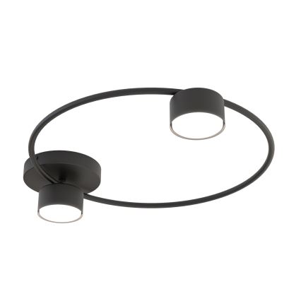 Taklampa LUCIO 2xGX53/12W/230V svart