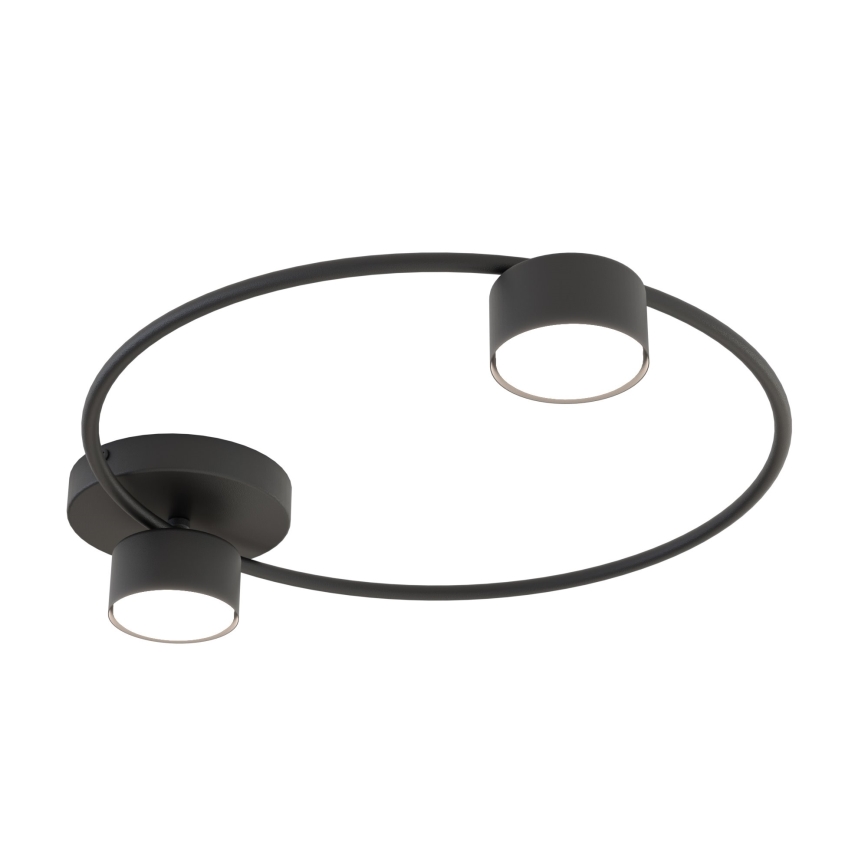 Taklampa LUCIO 2xGX53/12W/230V svart