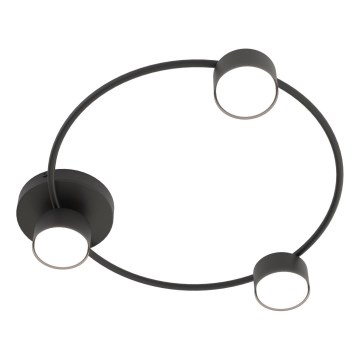 Taklampa LUCIO 3xGX53/12W/230V svart