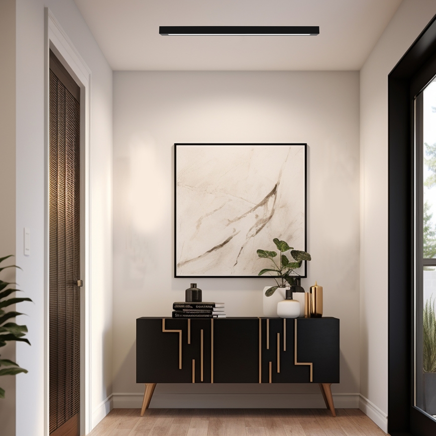 Taklampa LUNGO T8 1xG13/18W/230V svart