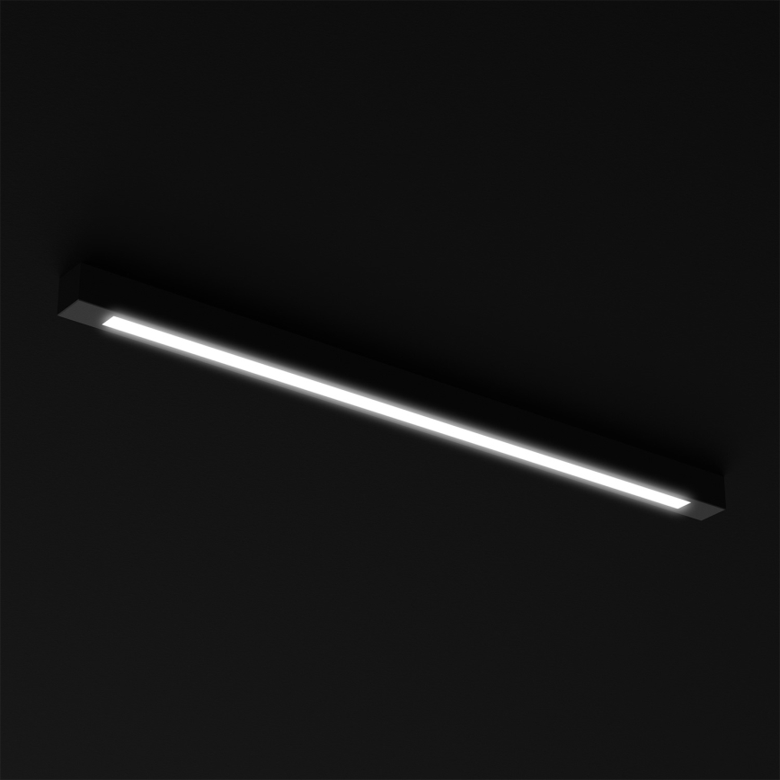 Taklampa LUNGO T8 1xG13/18W/230V svart