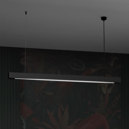 Taklampa på kabel LUNGO T8 1xG13/18W/230V svart