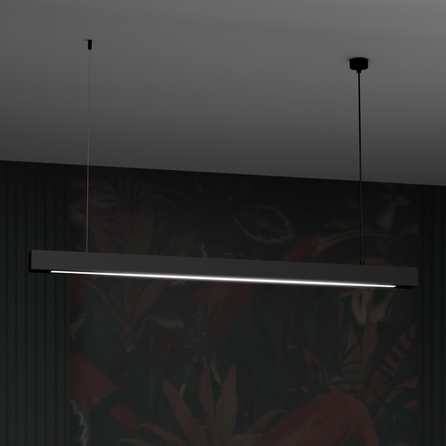 Taklampa på kabel LUNGO T8 1xG13/18W/230V svart