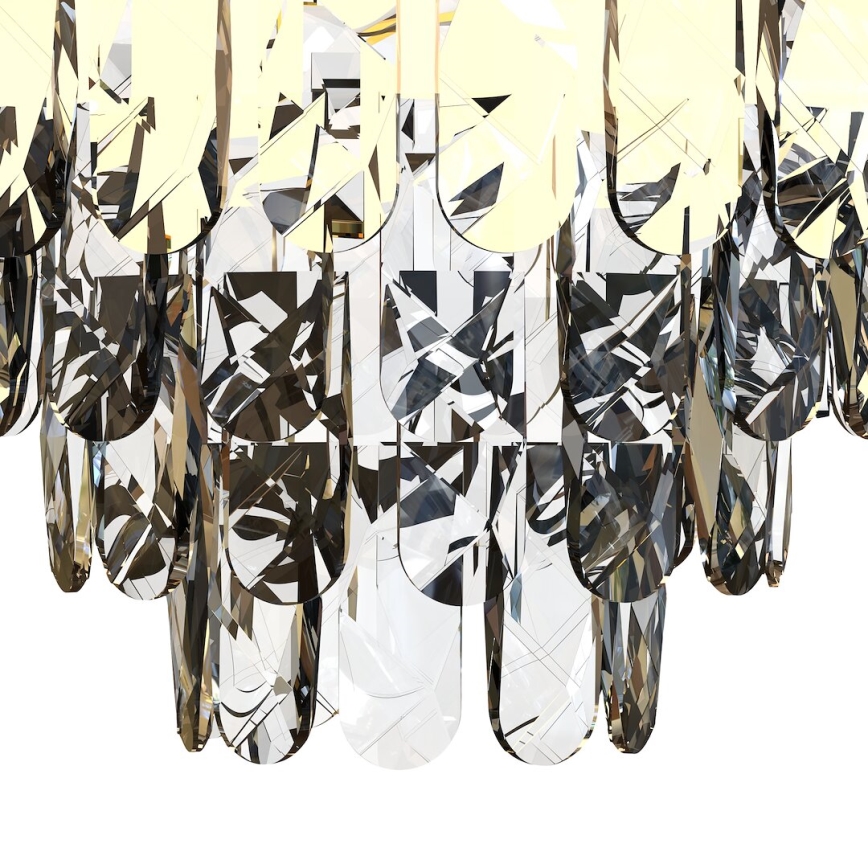 Taklampa LUXURIA 9xE14/40W/230V diameter 48 cm guld