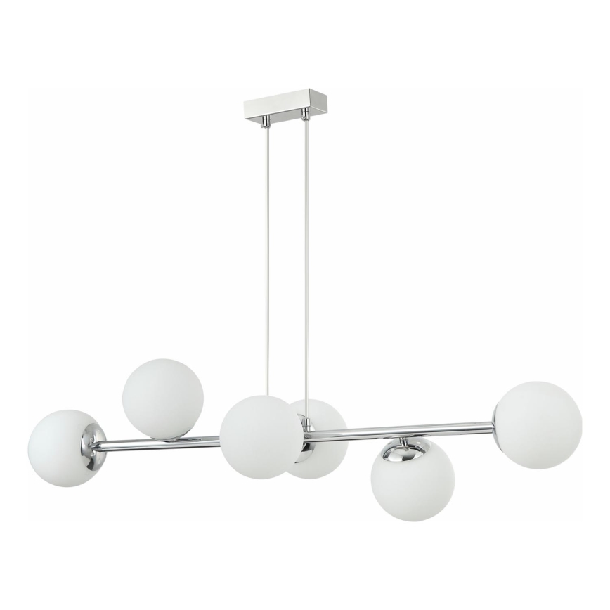 Taklampa MADDIE 5xE14/5W/230V glänsande krom