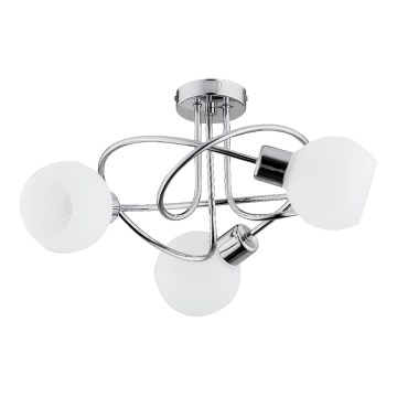 Taklampa MAMBO 3xE27/15W/230V, polerad krom