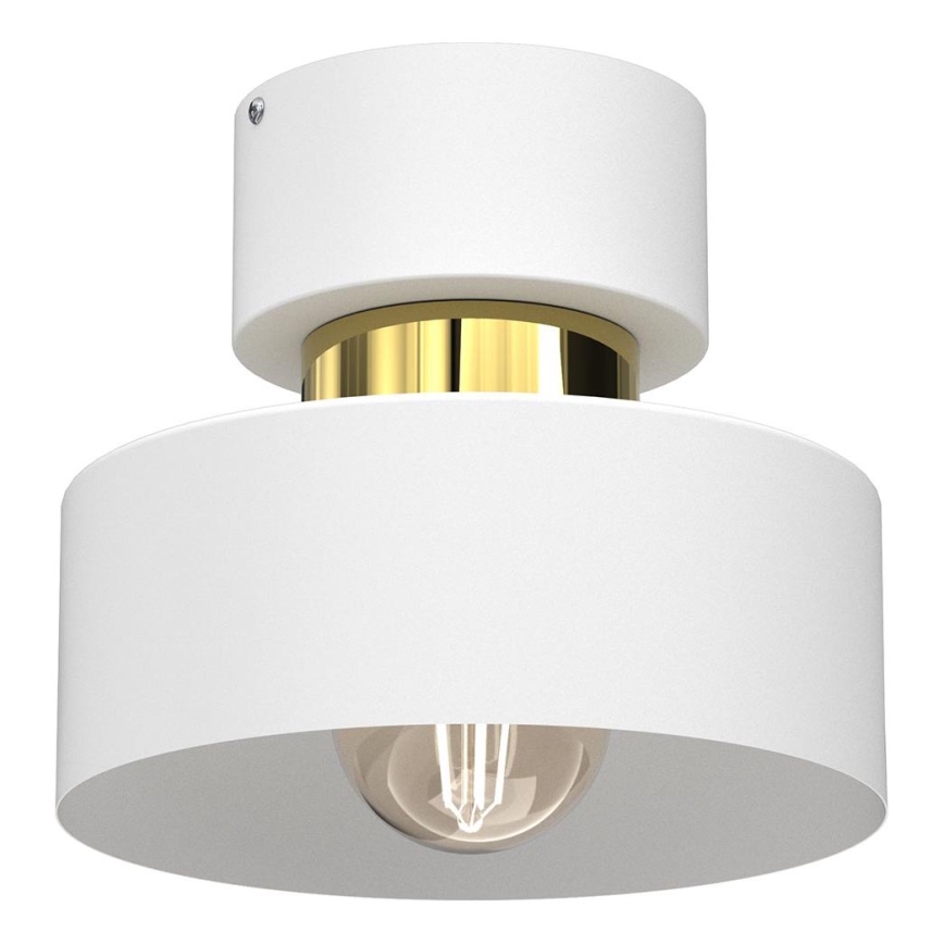 Taklampa MARTI 1xE27/15W/230V vit/guld