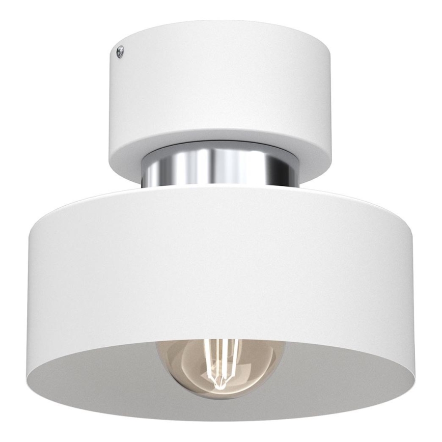 Taklampa MARTI 1xE27/15W/230V vit/skinande krom