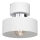 Taklampa MARTI 1xE27/15W/230V vit/skinande krom
