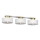 Taklampa MARTI 3xE27/15W/230V vit/guld