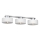 Taklampa MARTI 3xE27/15W/230V vit/skinande krom