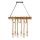 Taklampa med kedja VINT 6xE27/40W/230V bambu
