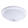 Taklampa med rörelsesensor och skymningssensor MANA 2xE27/40W/230V Ø 30 cm vit