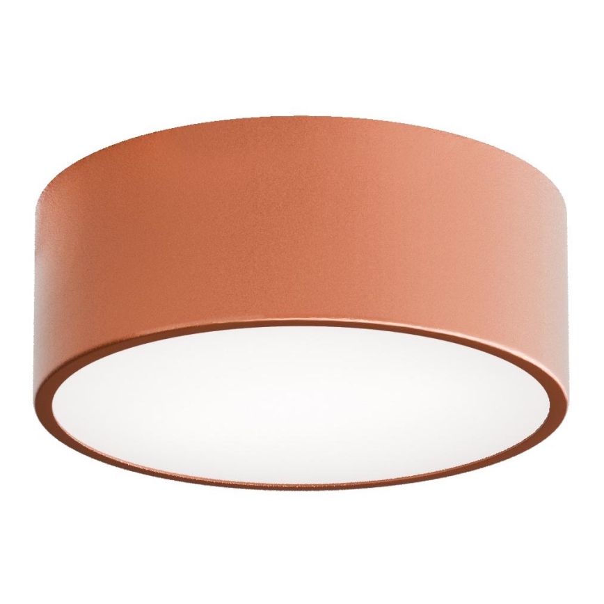 Taklampa med sensor CLEO 1xE27/40W/230V d. 20 cm koppar