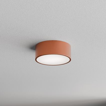 Taklampa med sensor CLEO 1xE27/40W/230V d. 20 cm koppar