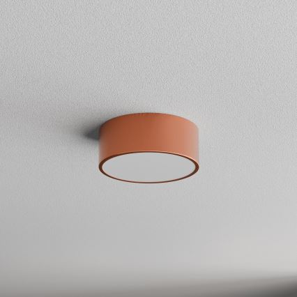 Taklampa med sensor CLEO 1xE27/40W/230V d. 20 cm koppar