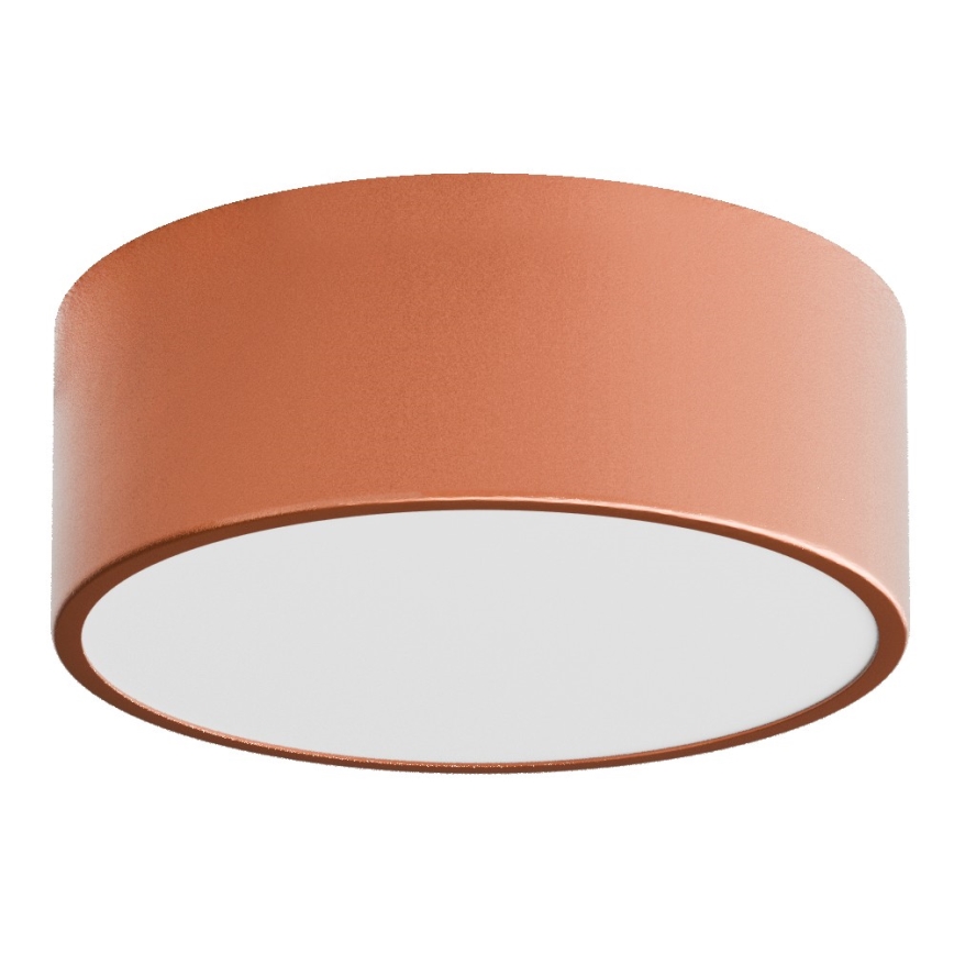 Taklampa med sensor CLEO 1xE27/40W/230V d. 20 cm koppar