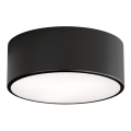 Taklampa med sensor CLEO 1xE27/40W/230V d. 20 cm svart