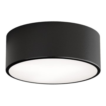 Taklampa med sensor CLEO 1xE27/40W/230V d. 20 cm svart